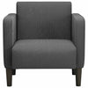 Stella Homewares Sofa Chair with Armrests Dark Grey 54 cm Corduroy Fabric