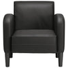 Stella Homewares Sofa Chair with Armrests Black 54 cm Faux Leather