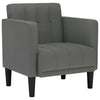Stella Homewares Sofa Chair with Armrests Dark Grey 53 cm Fabric