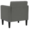 Stella Homewares Sofa Chair with Armrests Dark Grey 53 cm Fabric