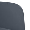 Stella Homewares Sofa Chair with Armrests Dark Grey 54 cm Velvet
