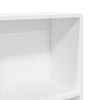 Stella Homewares Bookcase White 40x24x176 cm Engineered Wood
