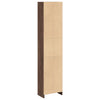 Stella Homewares Bookcase Brown Oak 40x24x176 cm Engineered Wood