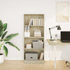 Stella Homewares Bookcase Sonoma Oak 60x24x143 cm Engineered Wood