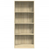 Stella Homewares Bookcase Sonoma Oak 60x24x143 cm Engineered Wood