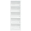 Stella Homewares Bookcase White 60x24x176 cm Engineered Wood