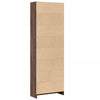 Stella Homewares Bookcase Brown Oak 60x24x176 cm Engineered Wood
