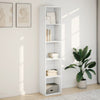 Stella Homewares Bookcase White 40x30x189 cm Engineered Wood