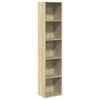 Stella Homewares Bookcase Sonoma Oak 40x30x189 cm Engineered Wood