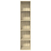 Stella Homewares Bookcase Sonoma Oak 40x30x189 cm Engineered Wood