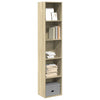Stella Homewares Bookcase Sonoma Oak 40x30x189 cm Engineered Wood