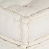 Stella Homewares Modular Pouffes - 2 Pack in Cream Fabric