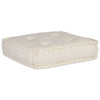 Stella Homewares Modular Pouffes - 2 Pack in Cream Fabric