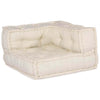 Stella Homewares Modular Pouffes 3 Pack in Cream Fabric