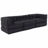 Stella Homewares Modular Pouffes 3 pcs in Anthracite Fabric