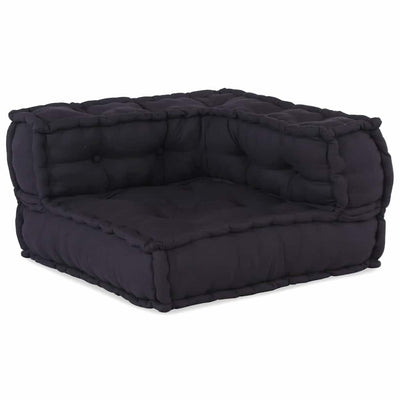 Stella Homewares Modular Pouffes 3 pcs in Anthracite Fabric