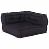 Stella Homewares Modular Pouffes 3 pcs in Anthracite Fabric