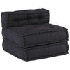Stella Homewares Modular Pouffes 3 pcs in Anthracite Fabric