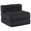 Stella Homewares Modular Pouffes 4 pcs Anthracite Fabric