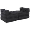 Stella Homewares Modular Pouffes 4 pcs in Anthracite Fabric