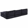 Stella Homewares Modular Pouffes 4 pcs in Anthracite Fabric