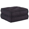 Stella Homewares Modular Pouffes 2 Pack Anthracite Fabric