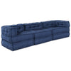 Stella Homewares Modular Pouffes 3 pcs Indigo Fabric