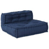Stella Homewares Modular Pouffes 3 pcs Indigo Fabric