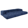 Stella Homewares Modular Pouffes 3 pcs Indigo Fabric