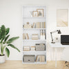 Stella Homewares Book Cabinet White 80x30x189 cm Engineered Wood