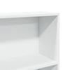Stella Homewares Book Cabinet White 80x30x189 cm Engineered Wood