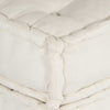 Stella Homewares Modular Pouffe Cream 70x70x54 Fabric