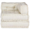 Stella Homewares Modular Pouffe Cream 70x70x54 Fabric