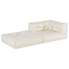 Stella Homewares Modular Pouffe Cream 70x70x54 Fabric