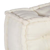 Stella Homewares Modular Pouffe Cream 70x70x54 Fabric