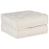 Stella Homewares Modular Pouffe Cream 70x70x36 Fabric