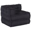 Stella Homewares Modular Pouffe Anthracite 70x70x54 Fabric
