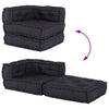 Stella Homewares Modular Pouffe Anthracite 70x70x54 Fabric