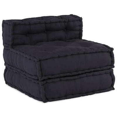 Stella Homewares Modular Pouffe Anthracite 70x70x54 Fabric