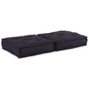 Stella Homewares Modular Pouffe Anthracite 70x70x36 Fabric