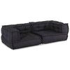 Stella Homewares Modular Pouffe Anthracite 140x70x36 Fabric