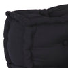 Stella Homewares Modular Pouffe Anthracite 140x70x36 Fabric