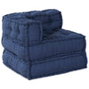 Stella Homewares Modular Pouffe Indigo 70x70x54 Fabric
