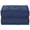 Stella Homewares Modular Pouffe in Indigo - 70x70x36 Fabric
