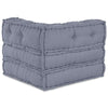 Stella Homewares Modular Pouffe Grey 70x70x54 Fabric