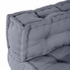 Stella Homewares Grey Modular Pouffe 70x70x54 Fabric