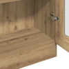 Stella Homewares Highboard Artisan Oak 82,5x30,5x150 cm Engineered Wood