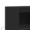 Stella Homewares Sideboard Black 81x37x100 cm Engineered Wood