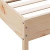 Stella Homewares Bed Frame without Mattress 150x200 cm Solid Wood Pine