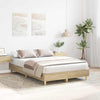 Stella Homewares Bed Frame No Mattress Sonoma Oak 135x190 cm Engineered Wood